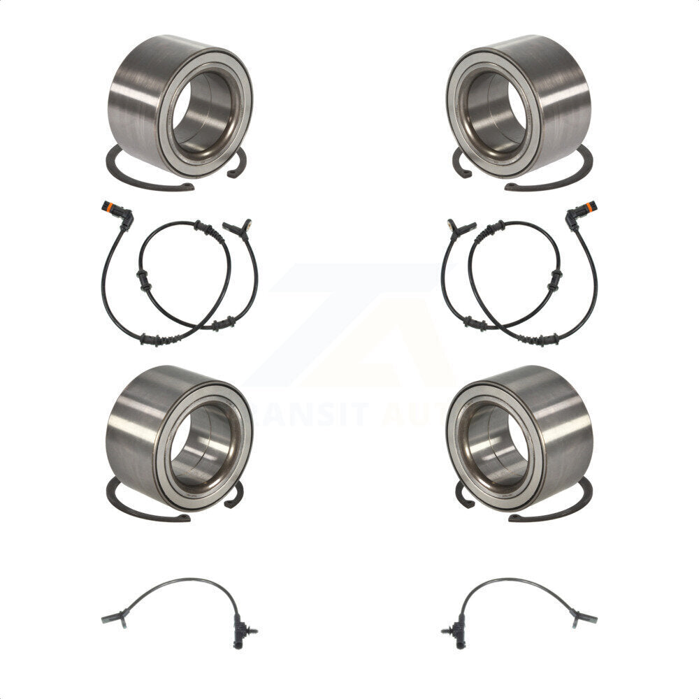 Front Rear Wheel Bearing And ABS Sensor Kit For 2007 Mercedes-Benz R63 AMG with Harness K7S-102900