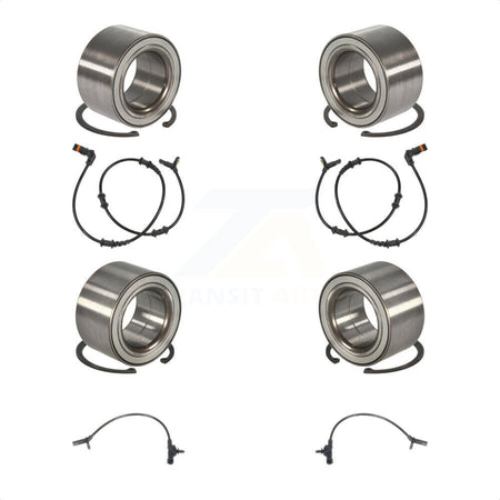 Front Rear Wheel Bearing And ABS Sensor Kit For 2007 Mercedes-Benz R63 AMG with Harness K7S-102900