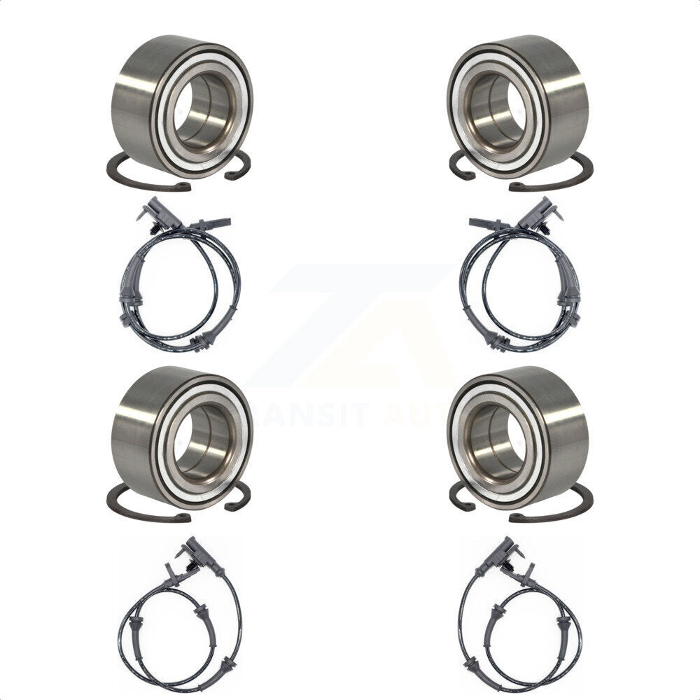 Front Rear Wheel Bearing And ABS Sensor Kit For Land Rover Range Sport with Harness K7S-102902