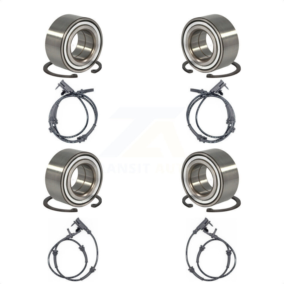 Front Rear Wheel Bearing And ABS Sensor Kit For Land Rover Range Sport with Harness K7S-102902