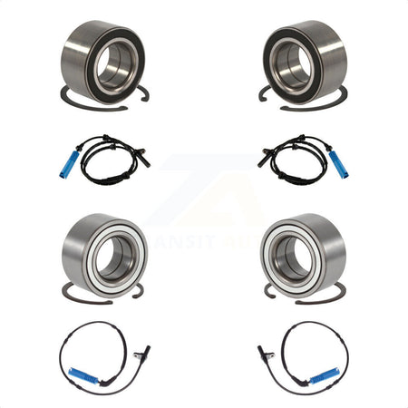Front Rear Wheel Bearing And ABS Sensor Kit For BMW X3 with Harness K7S-102904