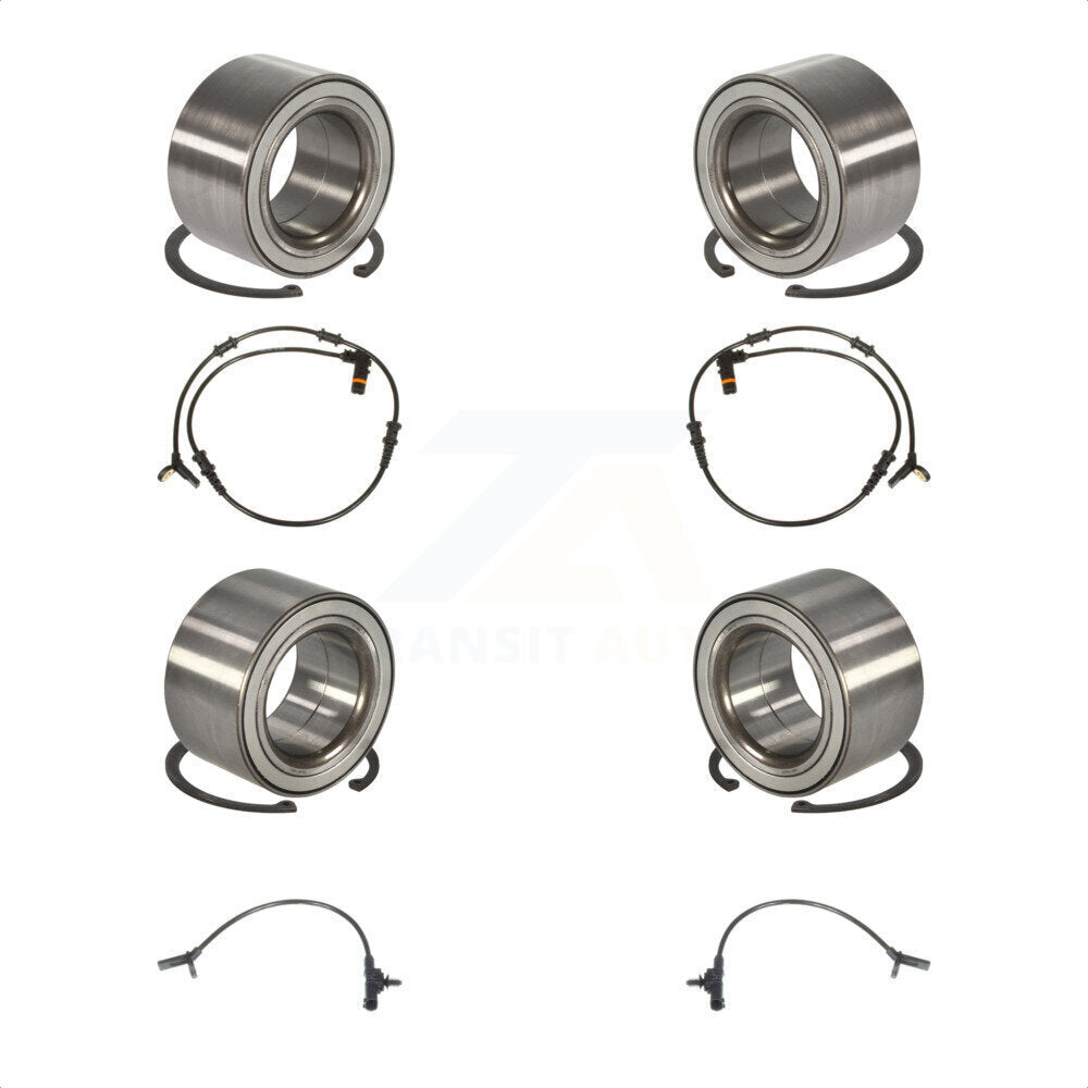 Front Rear Wheel Bearing & Sensor Kit For Mercedes-Benz GL350 GL320 GL450 GL550 ML63 AMG K7S-102905