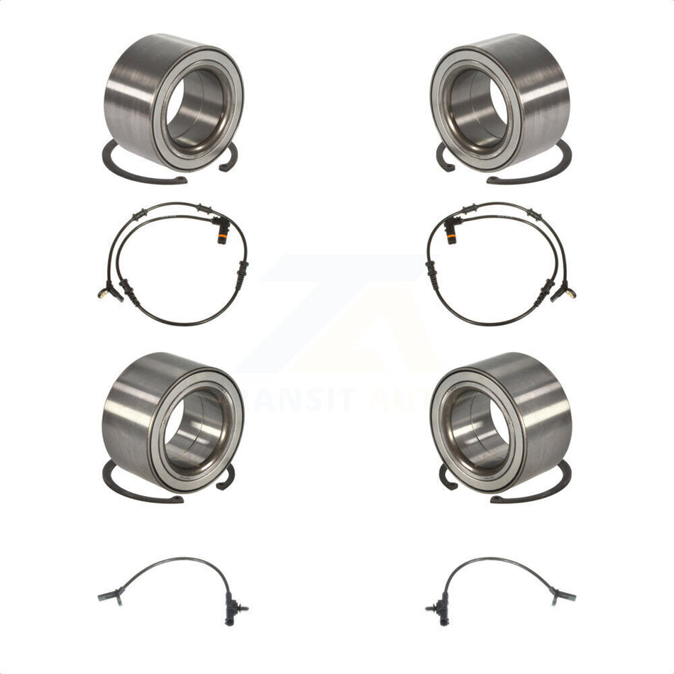 Front Rear Wheel Bearing & Sensor Kit For Mercedes-Benz GL350 GL320 GL450 GL550 ML63 AMG K7S-102905