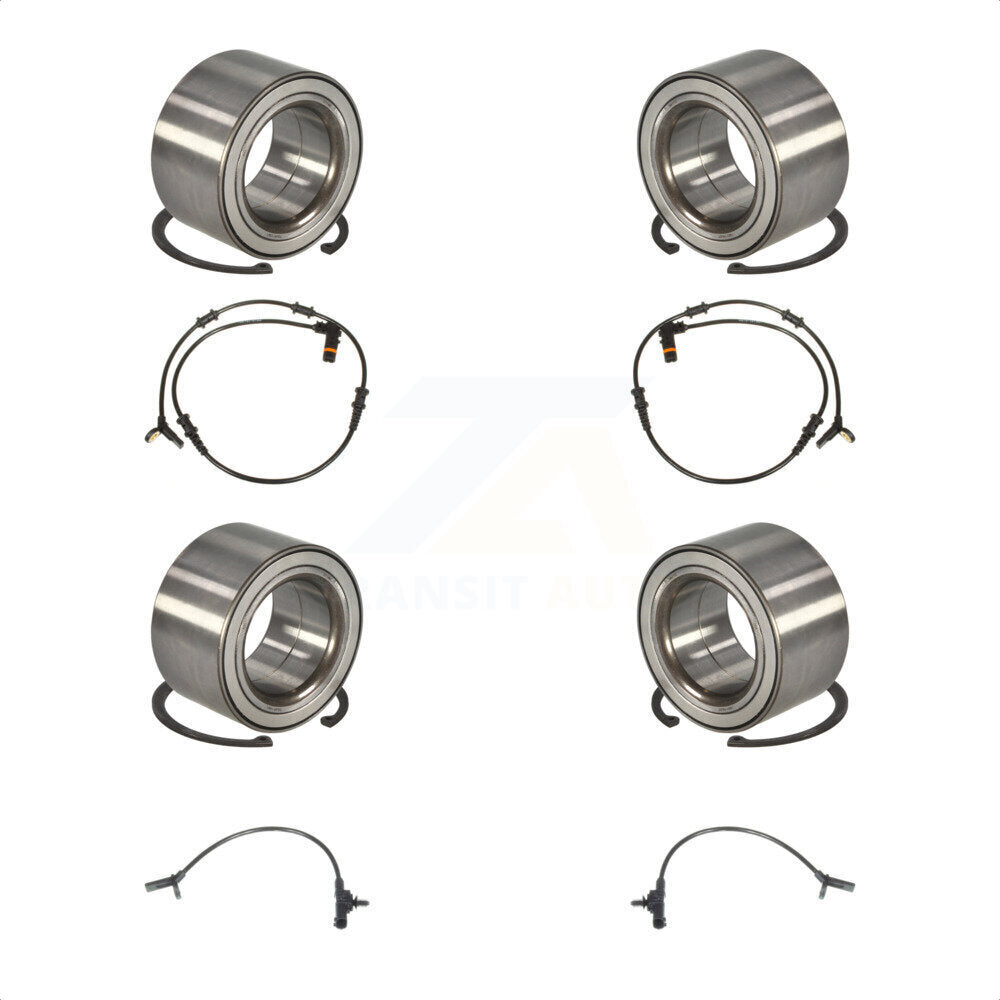 Front Rear Wheel Bearing And ABS Sensor Kit For Mercedes-Benz ML350 ML320 ML550 ML500 K7S-102906