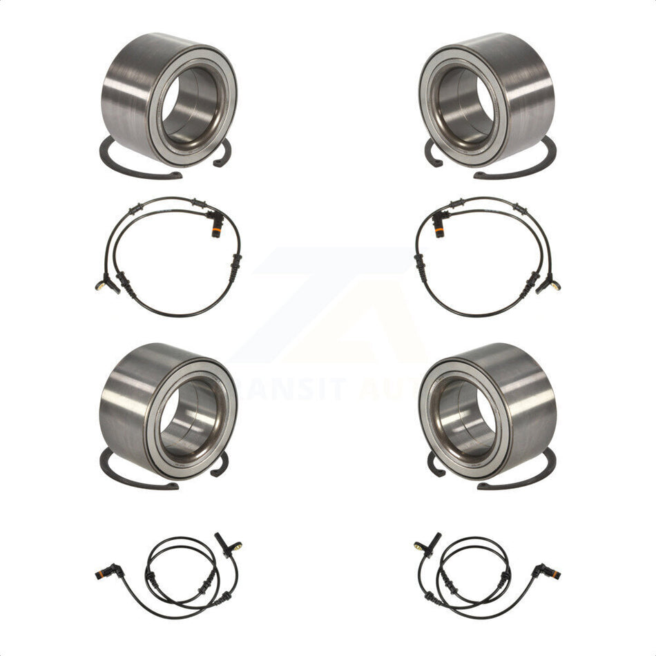 Front Rear Wheel Bearing ABS Sensor Kit For 2011 Mercedes-Benz GL550 GL450 ML63 AMG ML450 K7S-102907