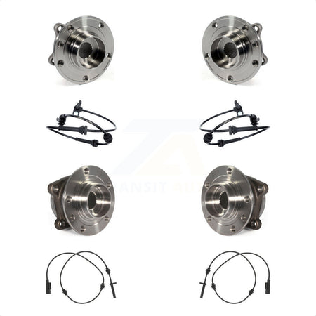 Front Rear Wheel Hub Bearing And ABS Sensor Kit For Chrysler 200 K7S-102926