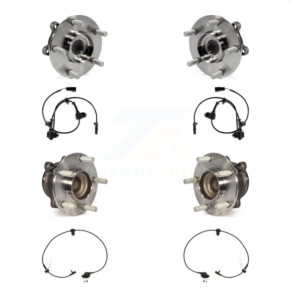 Front Rear Wheel Hub Bearing And ABS Sensor Kit For Mazda CX-5 with Harness K7S-102932