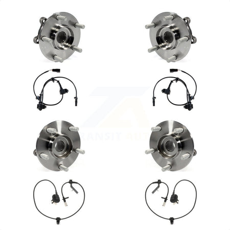 Front Rear Wheel Hub Bearing ABS Sensor Kit For Mazda CX-5 AWD with 2.5L/2.0L 4-Wheel K7S-102933