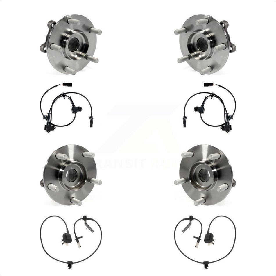 Front Rear Wheel Hub Bearing ABS Sensor Kit For Mazda CX-5 AWD with 2.5L/2.0L 4-Wheel K7S-102933