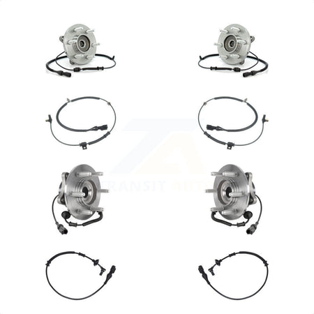 Front Rear Wheel Hub Bearing Extra Sensor Kit For 2010 Ford Expedition Lincoln Navigator K7S-102937