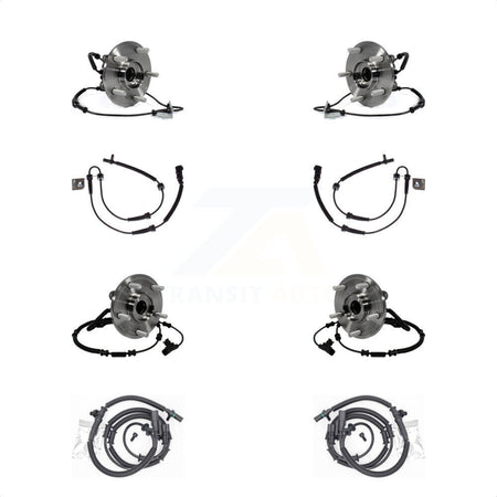 Front Rear Wheel Hub Bearing Extra Sensor Kit For Dodge Grand Caravan Chrysler Town & Ram K7S-102943