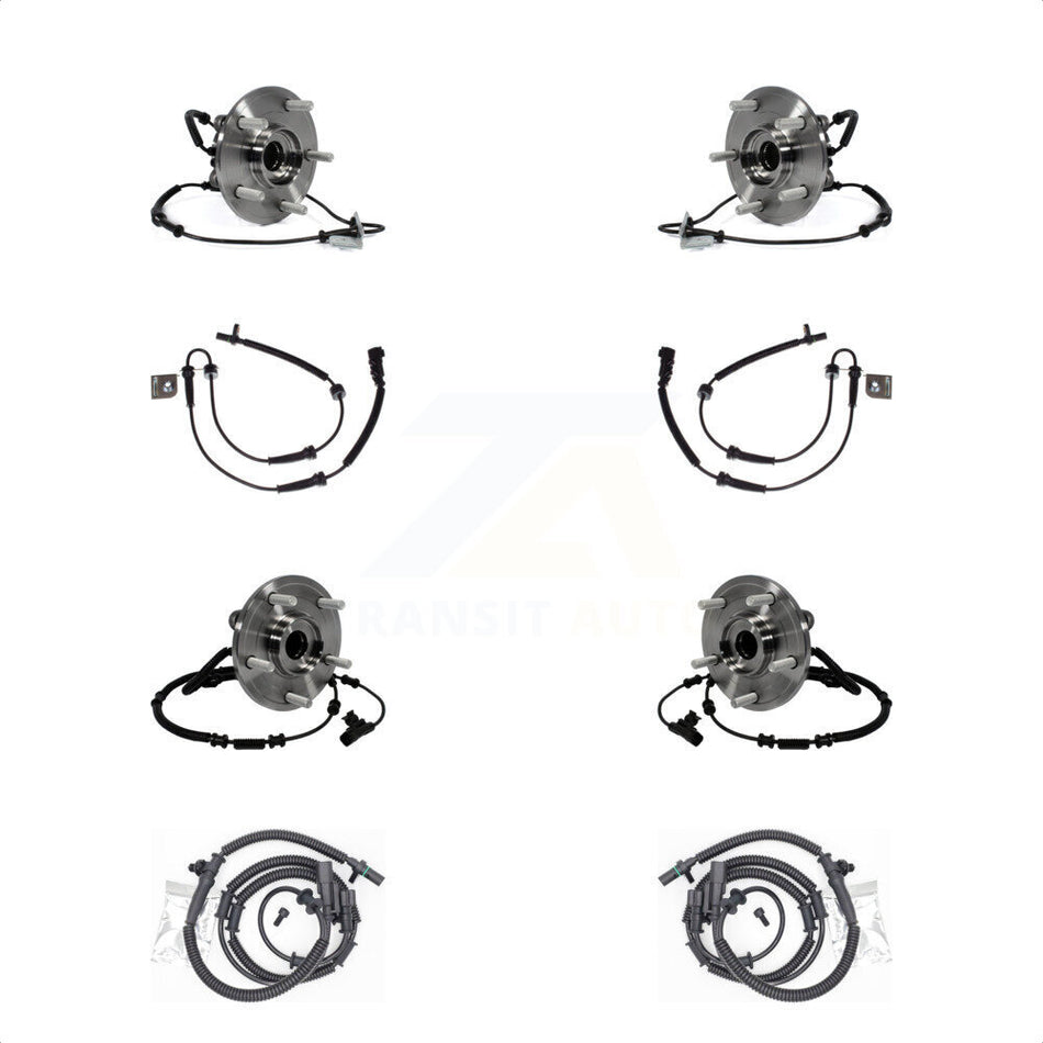 Front Rear Wheel Hub Bearing Extra Sensor Kit For Dodge Grand Caravan Chrysler Town & Ram K7S-102943