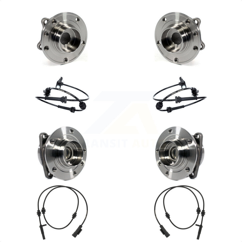 Front Rear Wheel Hub Bearing And ABS Sensor Kit For Chrysler 200 K7S-102955