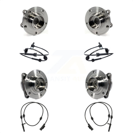 Front Rear Wheel Hub Bearing And ABS Sensor Kit For Chrysler 200 K7S-102955