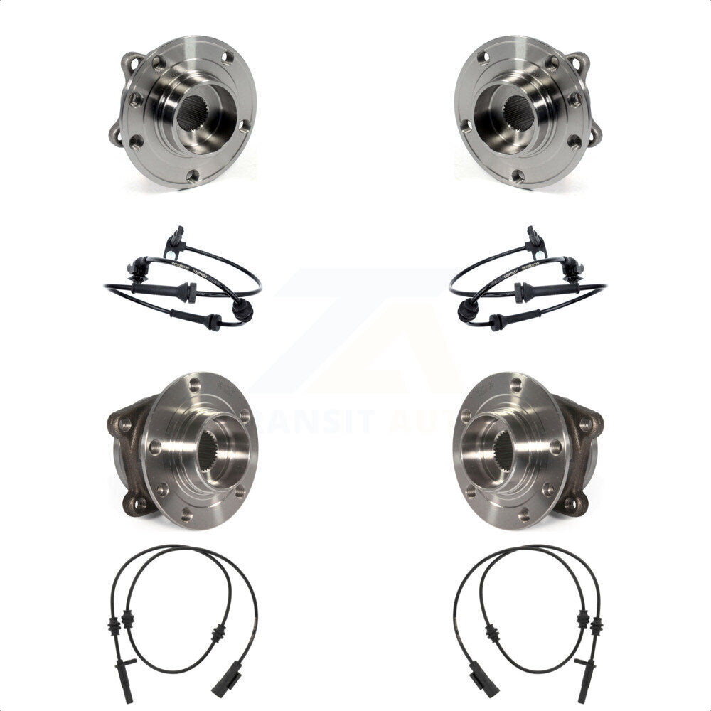 Front Rear Wheel Hub Bearing And ABS Sensor Kit For Chrysler 200 K7S-102956