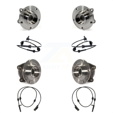 Front Rear Wheel Hub Bearing And ABS Sensor Kit For Chrysler 200 K7S-102956