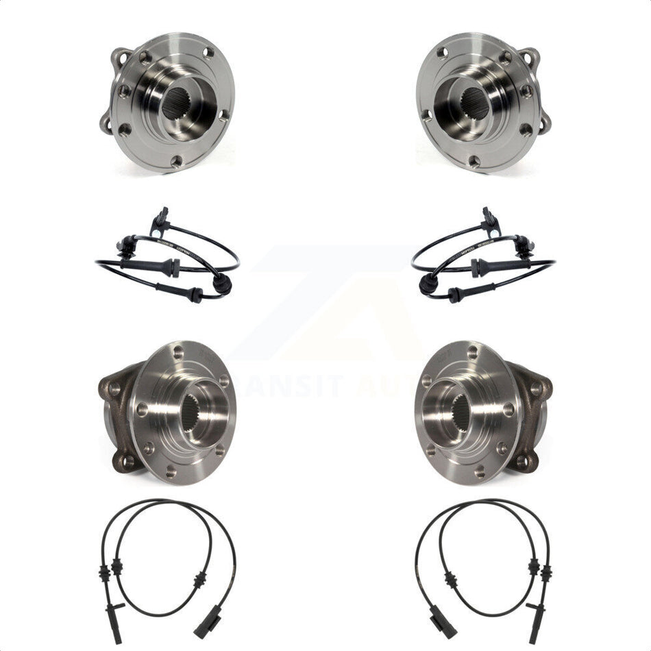 Front Rear Wheel Hub Bearing And ABS Sensor Kit For Chrysler 200 K7S-102956