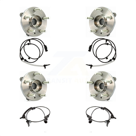 Front Rear Wheel Hub Bearing And ABS Sensor Kit For Ford Taurus with Harness K7S-102961