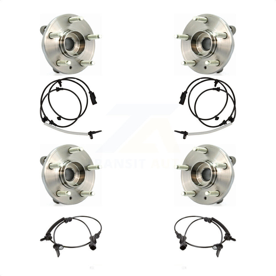 Front Rear Wheel Hub Bearing And ABS Sensor Kit For Ford Taurus with Harness K7S-102961