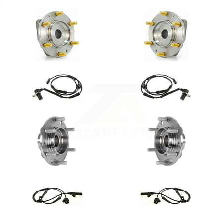 Front Rear Wheel Hub Bearing & Sensor Kit For 2006 Kia Sedona To 11 01 2005 with Harness K7S-102981