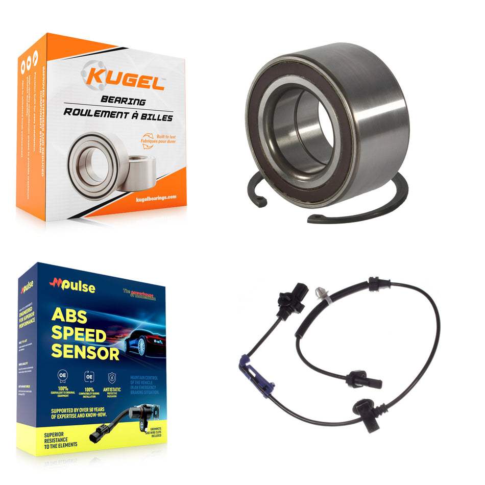 Front Wheel Bearing And ABS Sensor Kit For 2012 Honda CR-V Built in Japan with Harness K7S-103042