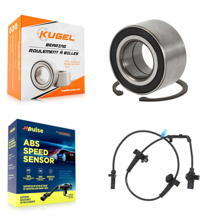 Front Wheel Bearing And ABS Sensor Kit For 2014-2015 Honda Civic 2.4L with Harness K7S-103116