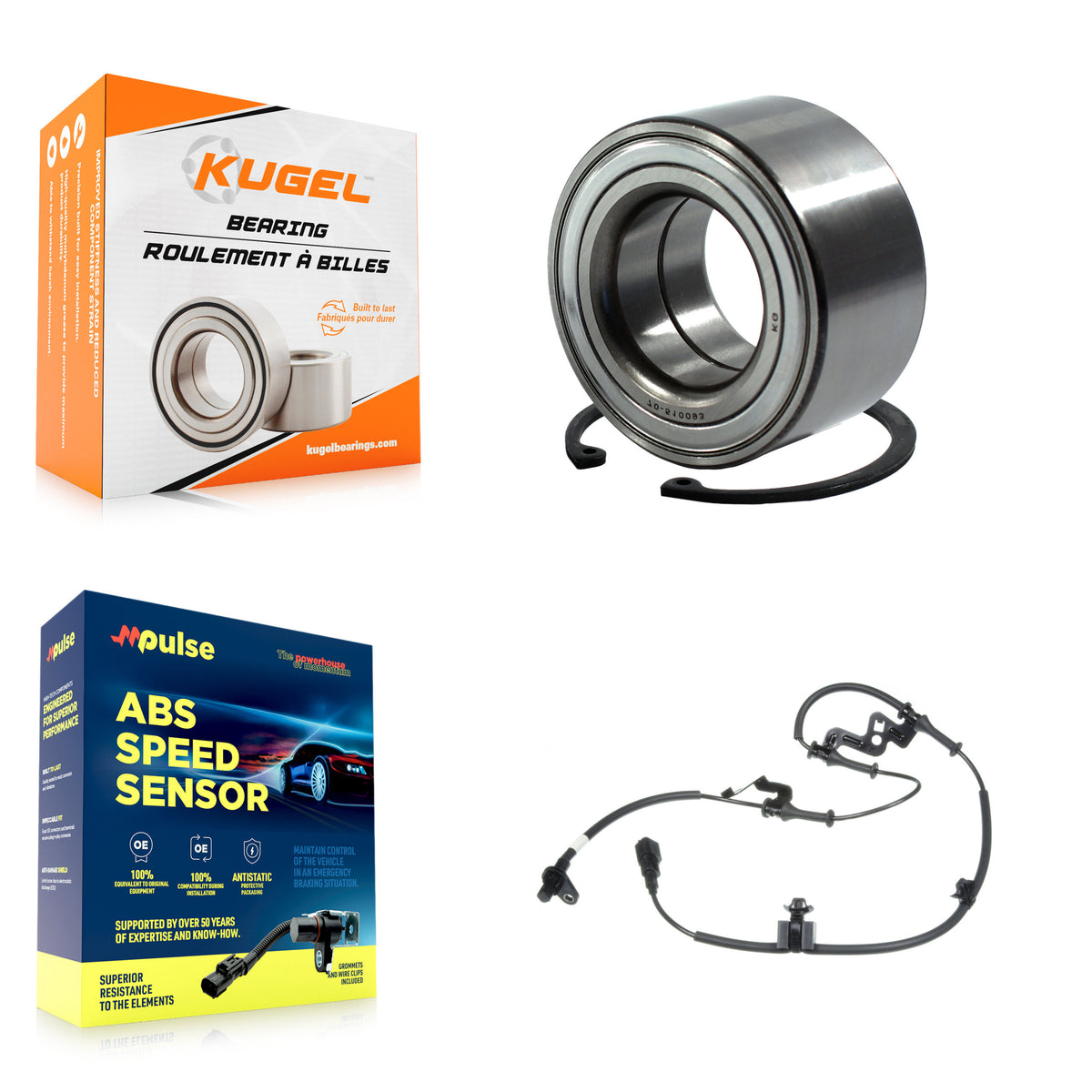 Front Wheel Bearing And ABS Sensor Kit For Kia Soul EV K7S-103117