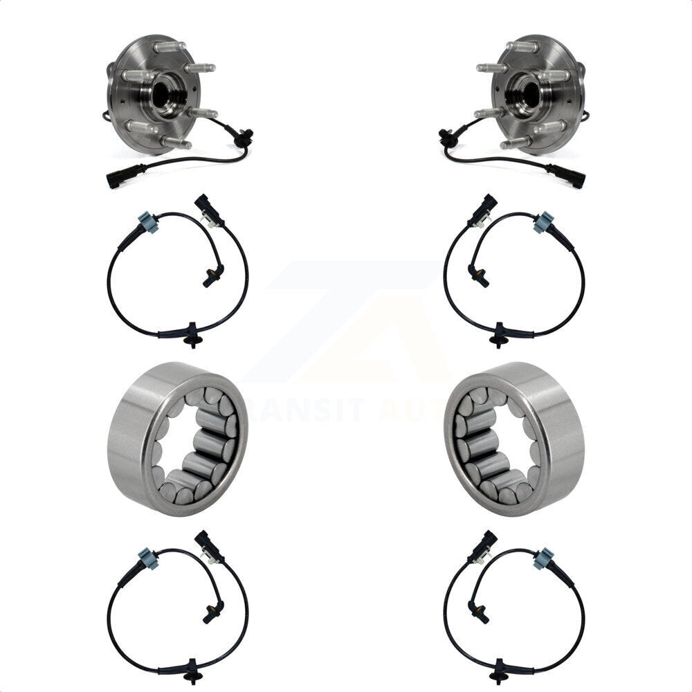 Front Rear Wheel Bearing And Extra ABS Sensor Kit For Chevrolet Suburban 4WD K7S-103148