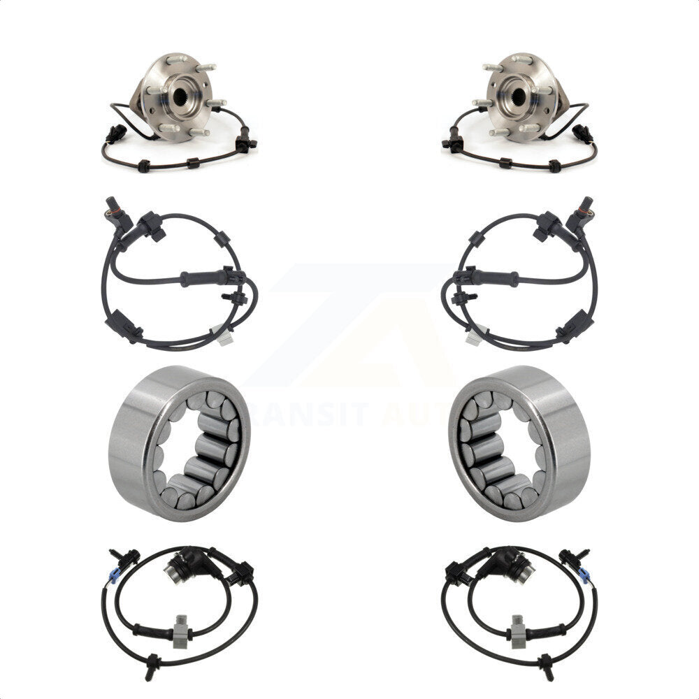 Front Rear Wheel Bearing Extra Sensor Kit For Chevrolet Trailblazer GMC Envoy XL EXT SSR K7S-103154