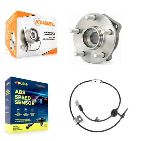 Front Wheel Hub Bearing ABS Sensor Kit For 2010 Subaru Outback 3.6L/2.5L with 4-Wheel K7S-103177