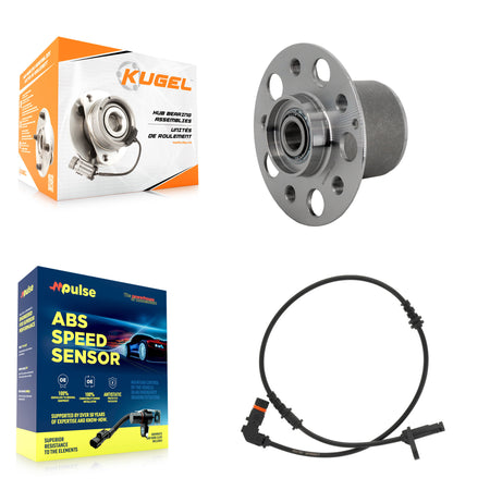 Front Wheel Hub Bearing ABS Sensor Kit For 2010-2011 Mercedes-Benz E550 2 doors with RWD K7S-103181