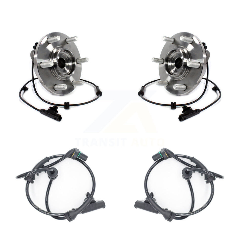 Front Wheel Hub Bearing And Extra ABS Sensor Kit For 2019 Nissan Armada with Harness K7S-103193