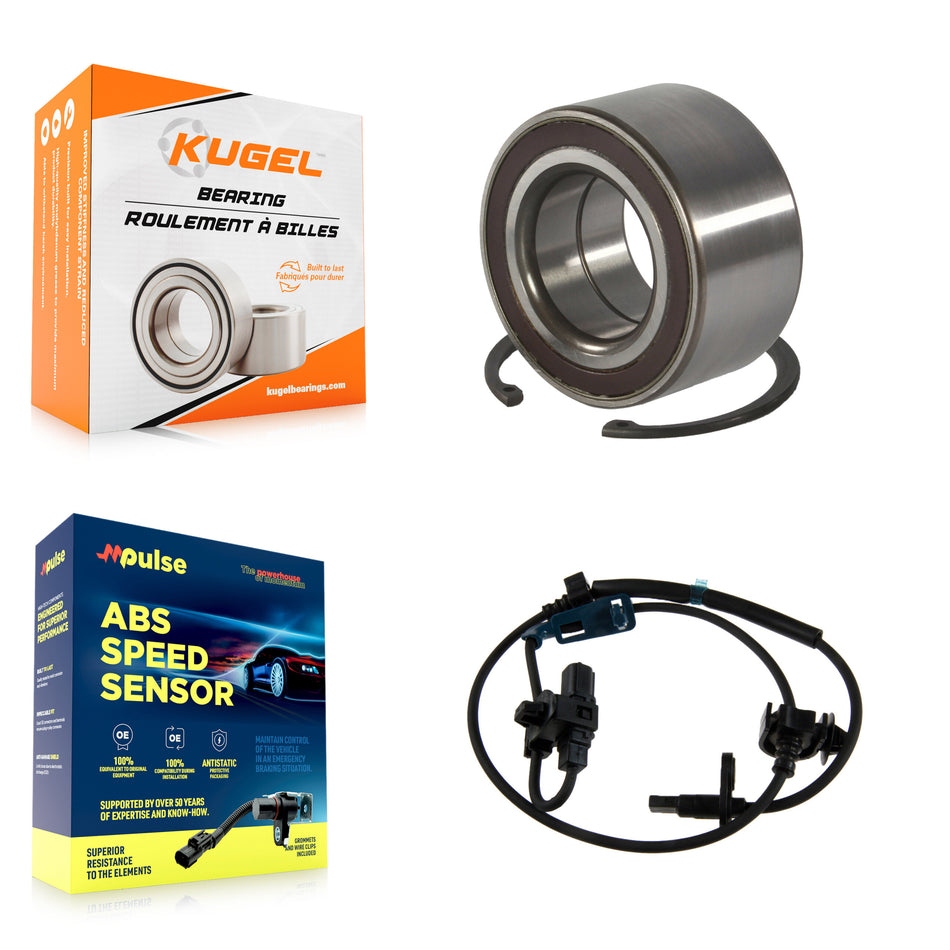Front Wheel Bearing Sensor Kit For 2007-2012 Acura RDX 2.3L with 4-Wheel ABS Harness K7S-103246