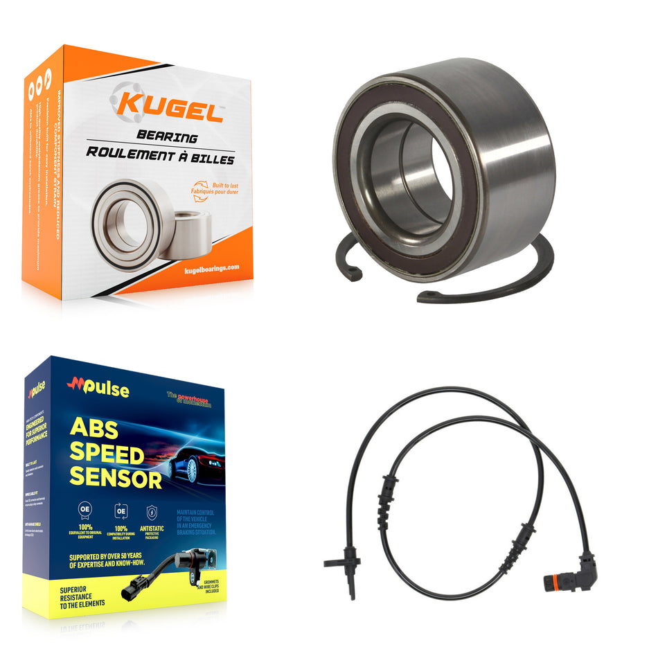 Front Wheel Bearing And ABS Sensor Kit For 2014 Mercedes-Benz CLS63 AMG S AWD K7S-103251