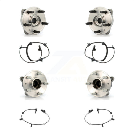 Front Rear Wheel Hub Bearing & Sensor Kit For Chevrolet Cruze 1.8L/1.4L with 4-Wheel ABS K7S-103256