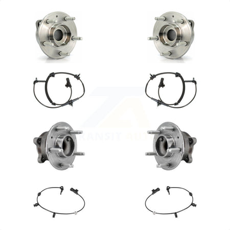 Front Rear Wheel Hub Bearing ABS Sensor Kit For Buick Verano Chevrolet Volt with Harness K7S-103257