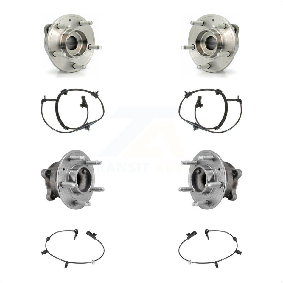 Front Rear Wheel Hub Bearing ABS Sensor Kit For Buick Verano Chevrolet Volt with Harness K7S-103257