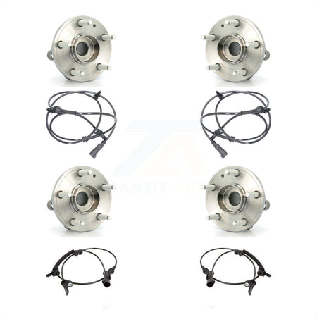 Front Rear Wheel Hub Bearing And ABS Sensor Kit For Ford Explorer K7S-103260