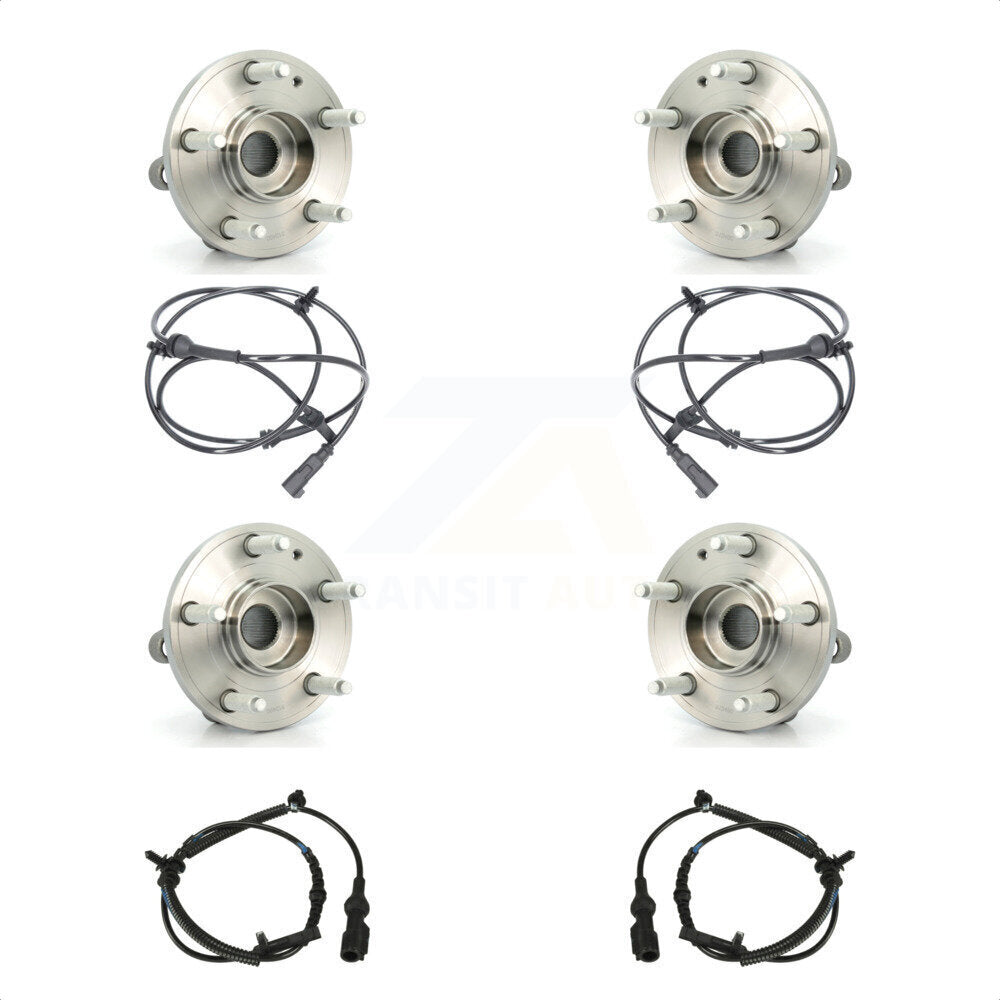 Front Rear Wheel Hub Bearing And ABS Sensor Kit For Ford Explorer K7S-103261