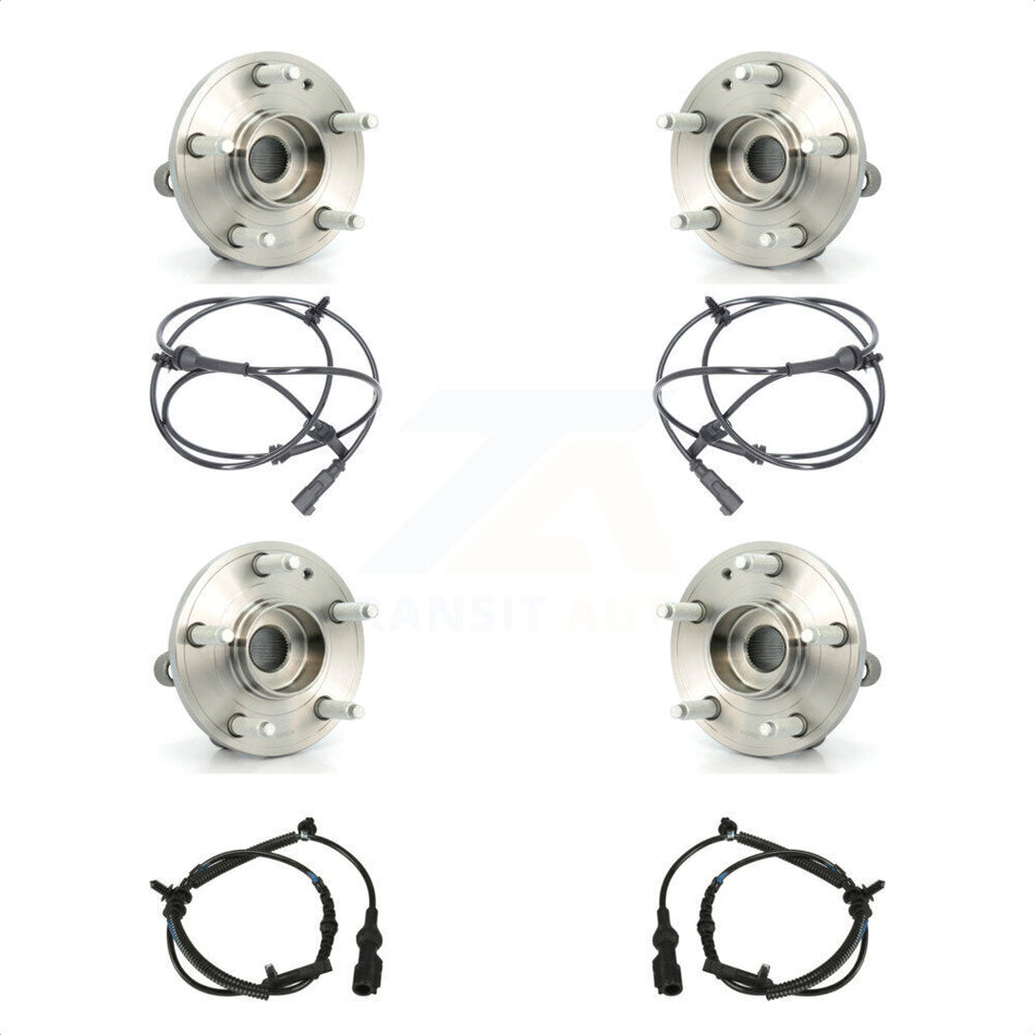 Front Rear Wheel Hub Bearing And ABS Sensor Kit For Ford Explorer K7S-103261