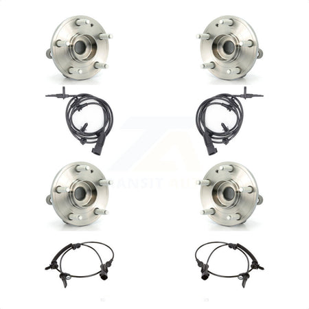 Front Rear Wheel Hub Bearing And ABS Sensor Kit For Ford Explorer K7S-103263