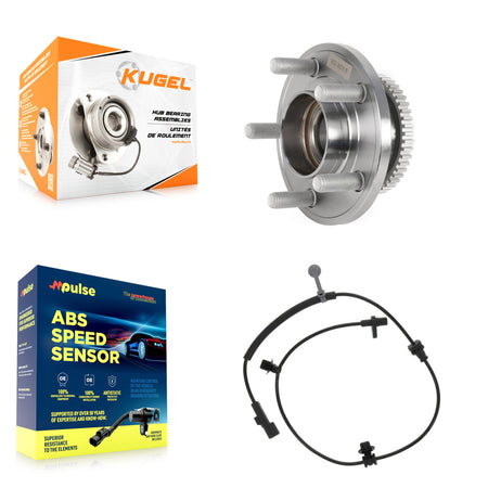 Front Wheel Hub Bearing Sensor Kit For Ford Mustang with Brembo Stype Brakes Harness K7S-103291