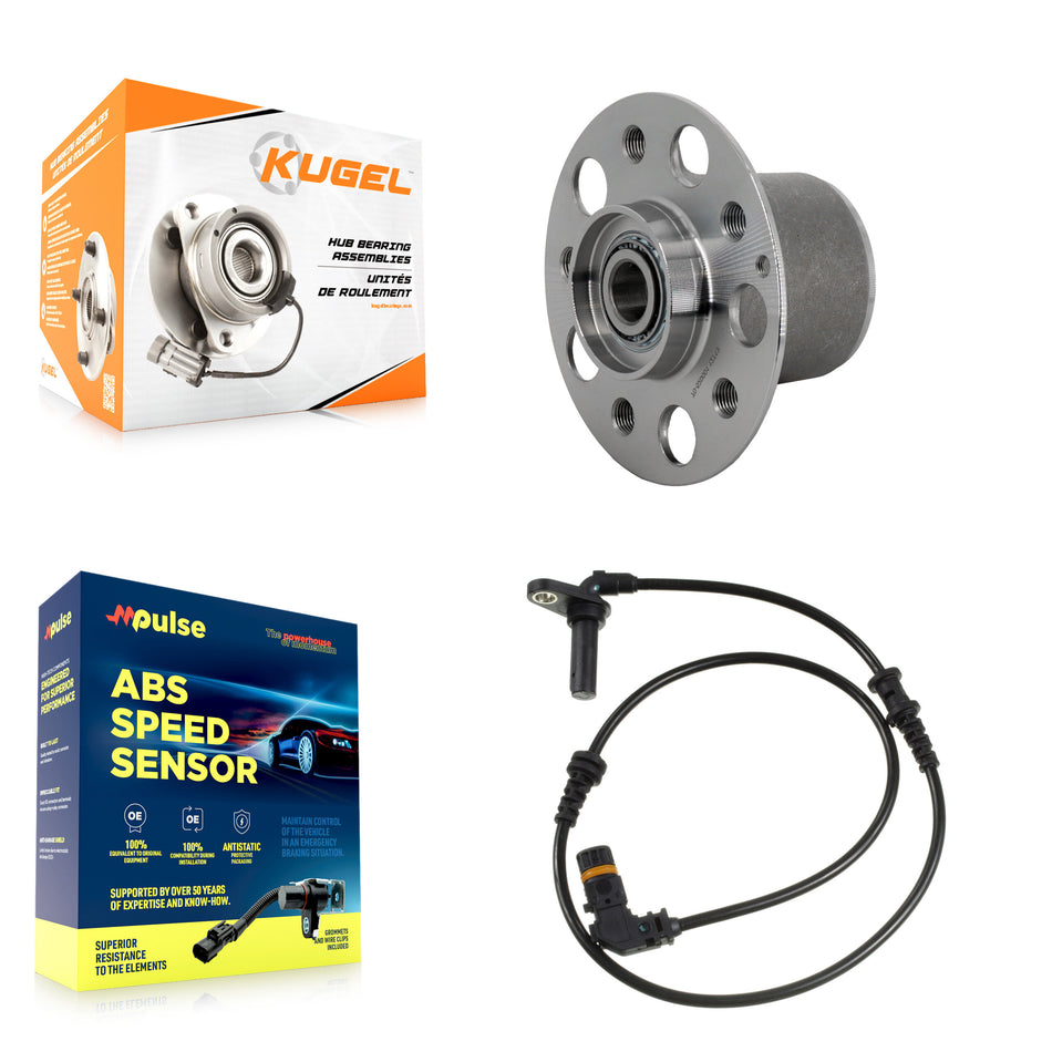 Front Wheel Hub Bearing And ABS Sensor Kit For Mercedes-Benz E350 E550 E63 AMG CLS63 K7S-103293