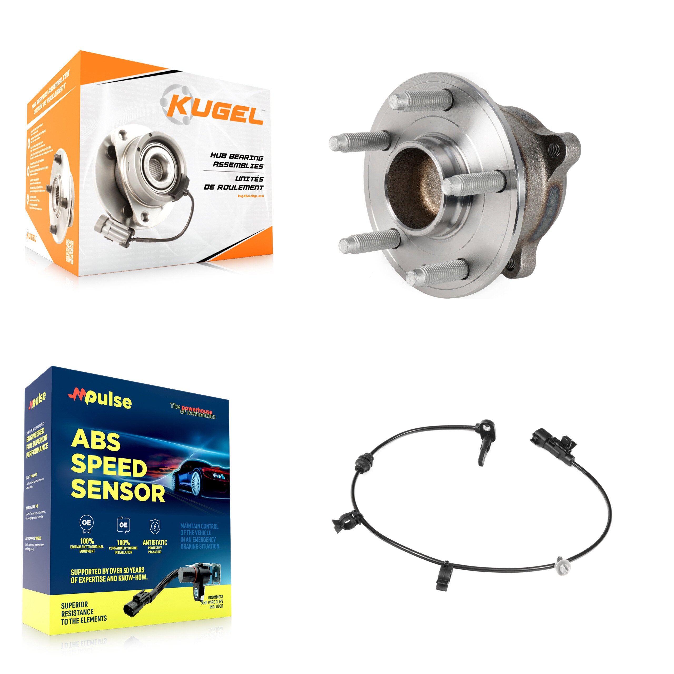 Rear Wheel Hub Bearing Sensor Kit For Chevrolet Cruze 1.4L with 4-Wheel ABS Harness K7S-103320