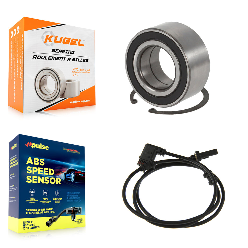 Rear Wheel Bearing And ABS Sensor Kit For 2007 Mercedes-Benz C280 with Harness K7S-103329