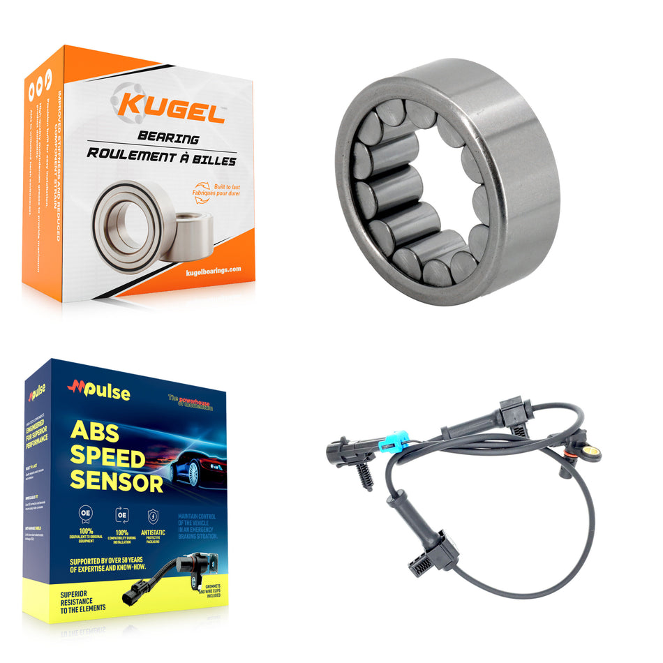 Rear Wheel Bearing And ABS Sensor Kit For Hummer H3 H3T with Harness K7S-103331