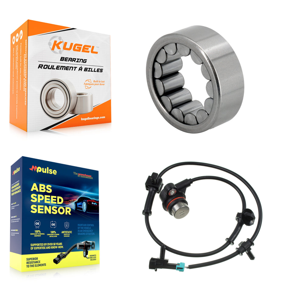 Rear Wheel Bearing & Sensor Kit For Chevrolet Avalanche 1500 Cadillac Tahoe Escalade EXT K7S-103336
