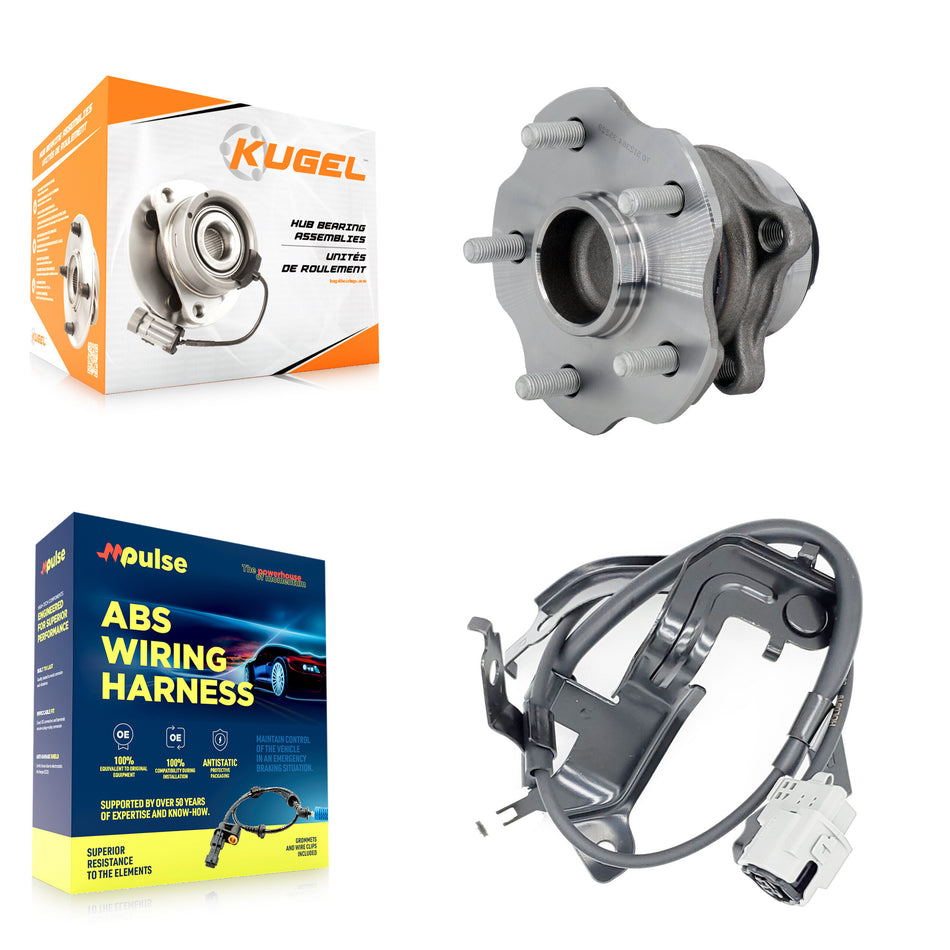 Rear Wheel Hub Bearing ABS Sensor Kit For 2018-2019 Toyota Highlander FWD with 3.5L 2.7L K7S-103397