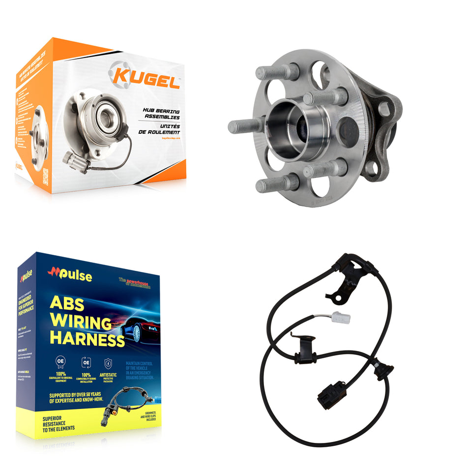 Rear Wheel Hub Bearing And ABS Sensor Kit For Scion xD 1.8L with 4-Wheel K7S-103398