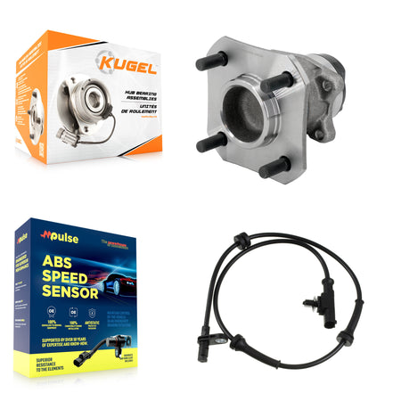 Rear Wheel Hub Bearing ABS Sensor Kit For Nissan Cube 1.8L with 4-Wheel Harness K7S-103401